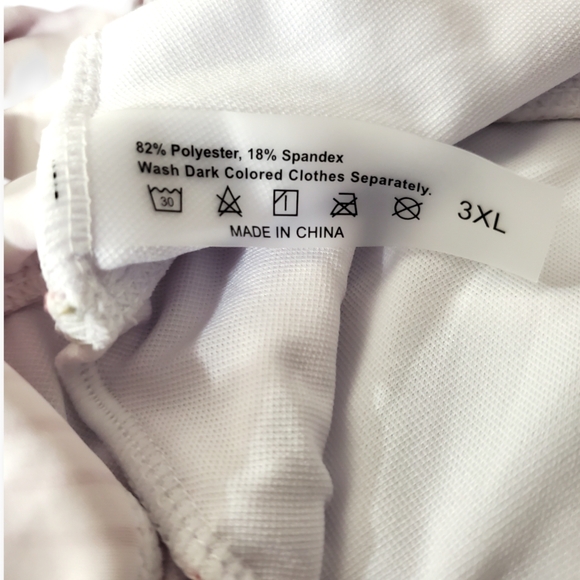 RETRO One-piece by AAVA Red and White size 3X - Picture 5 of 7